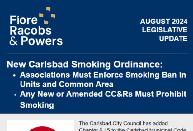 E-News Legal Update - New Carlsbad Smoking Ordinance